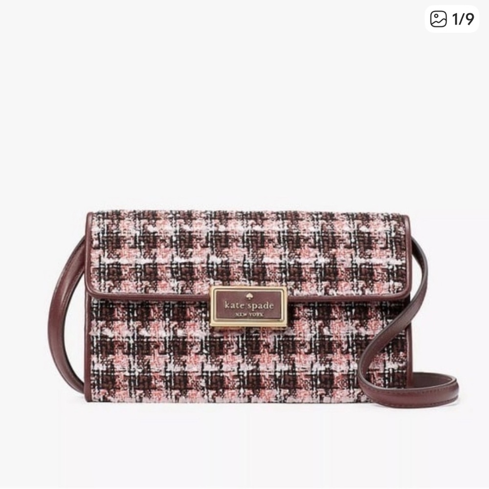 Kate Spade Multicolor Tweed Crossbody Bag